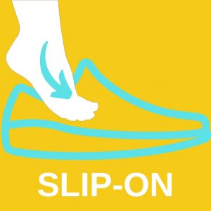 Slip on tech icon