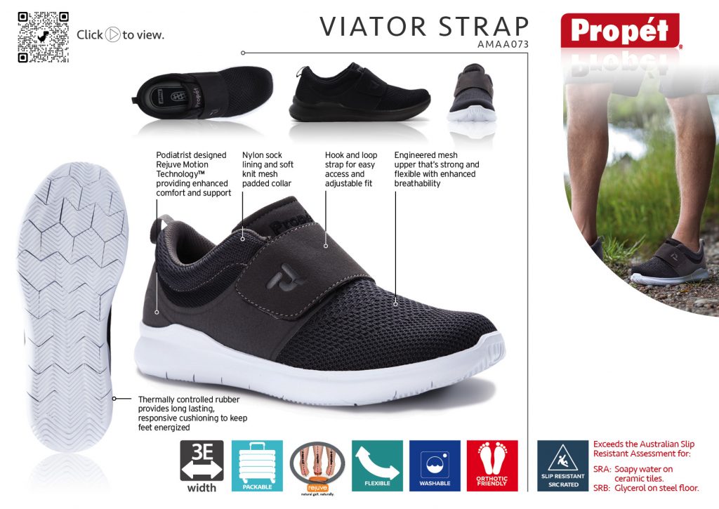 Viator Strap Men's AMAA073 Shoe Information Sheet