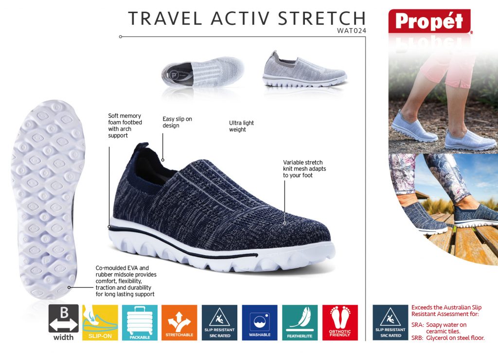 Travel Active Stretch Tech Sheet